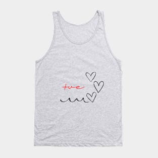 Positive heart Tank Top